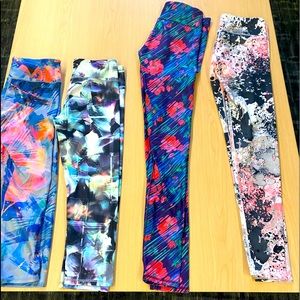Leggings Bundle! fabletic, 2 Capri, 2 full length.